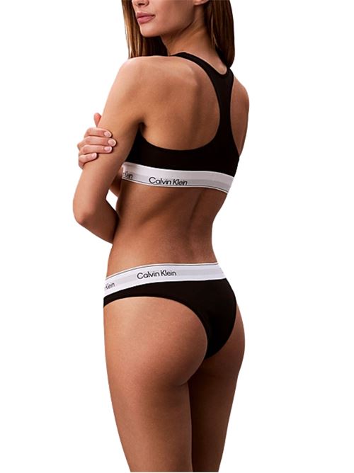 Slip brasiliana nero Calvin Klein | LV00QF8522UB1